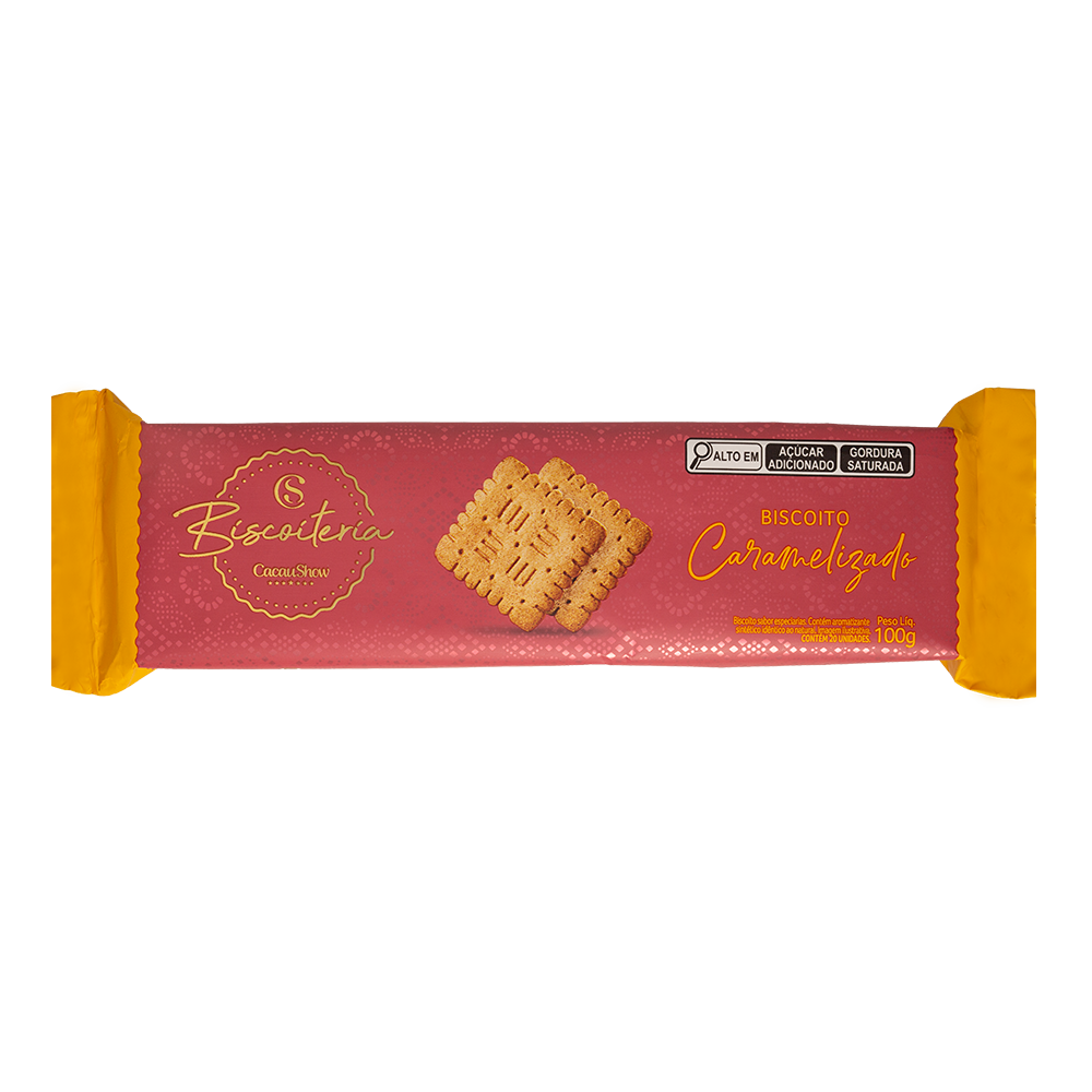 Biscoito Caramelizado 100g