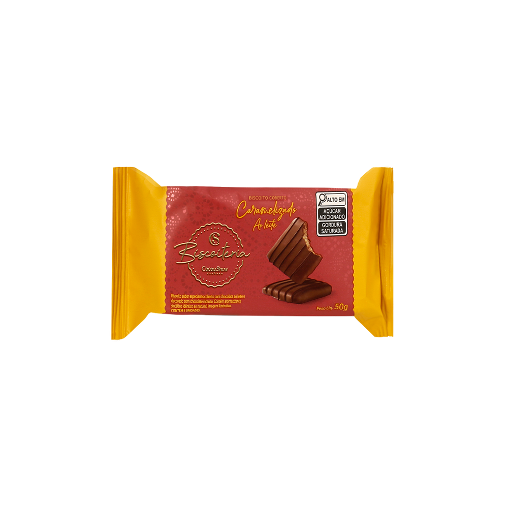 Biscoito Caramelizado ao Leite 50g