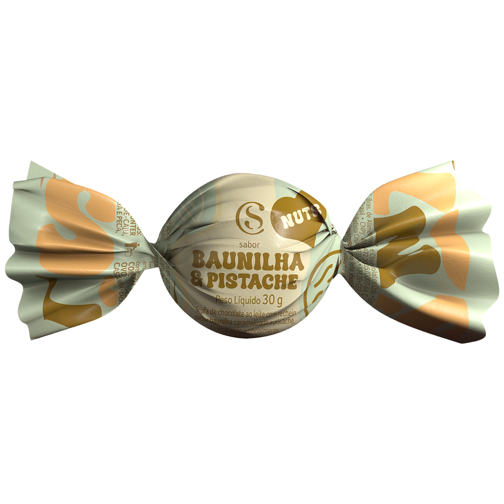 Trufa Pistache e Baunilha 30g
