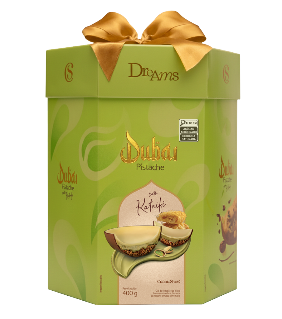 Ovo de Páscoa Dreams Dubai Pistache 400g