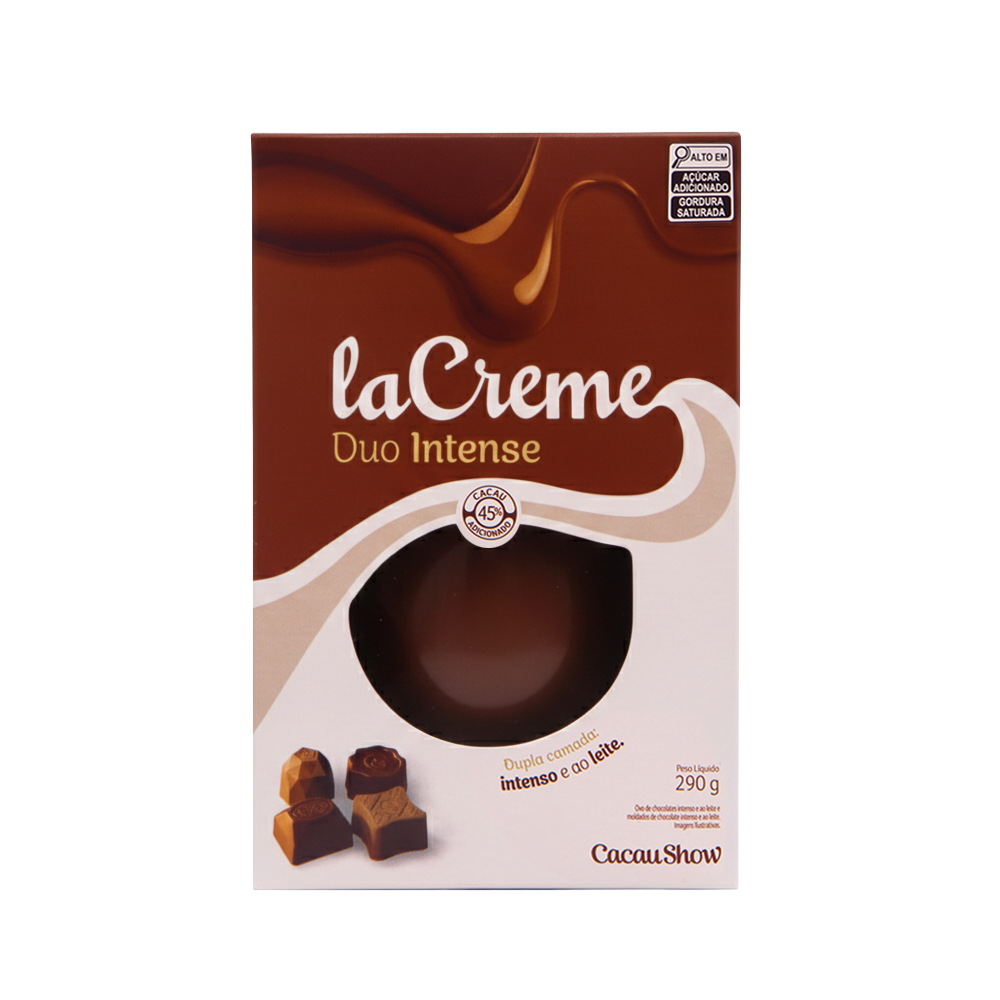 Ovo de Páscoa laCreme Duo Intense 45% 290g