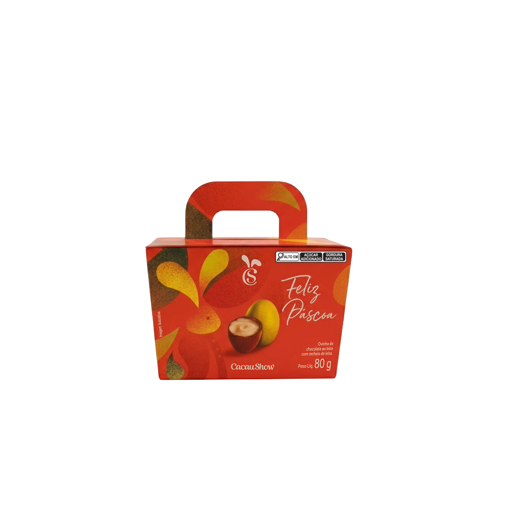 Caixa de Chocolate Cacau Magia Caça aos Ovos 80g