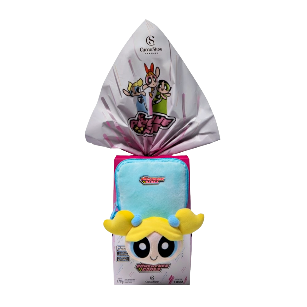 Ovo de Páscoa ao Leite Meninas Superpoderosas Bolsa Lindinha 170g