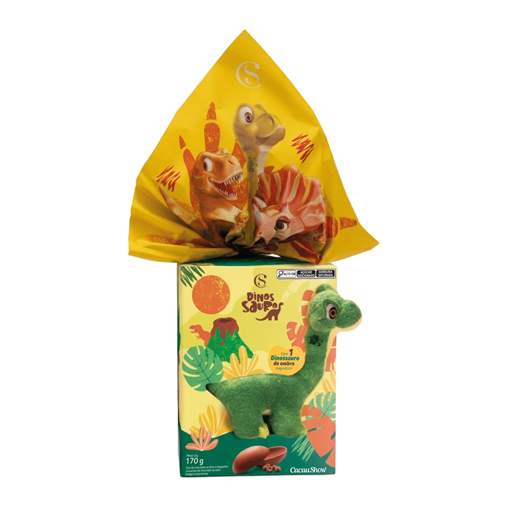 Ovo de Páscoa Pelúcia de Ombro Dylan com Imã 170g