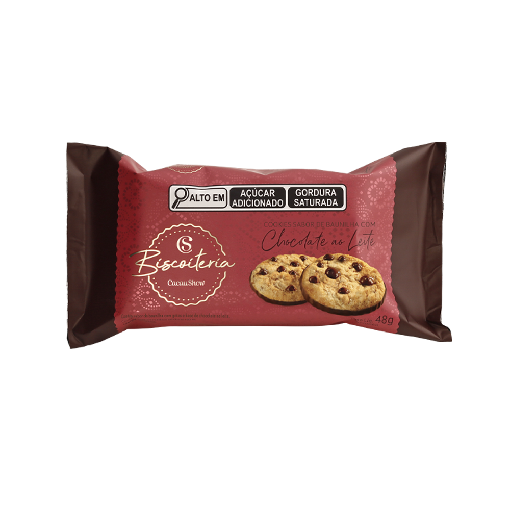 Cookies com Gotas ao Leite 40g, , large. image number 0
