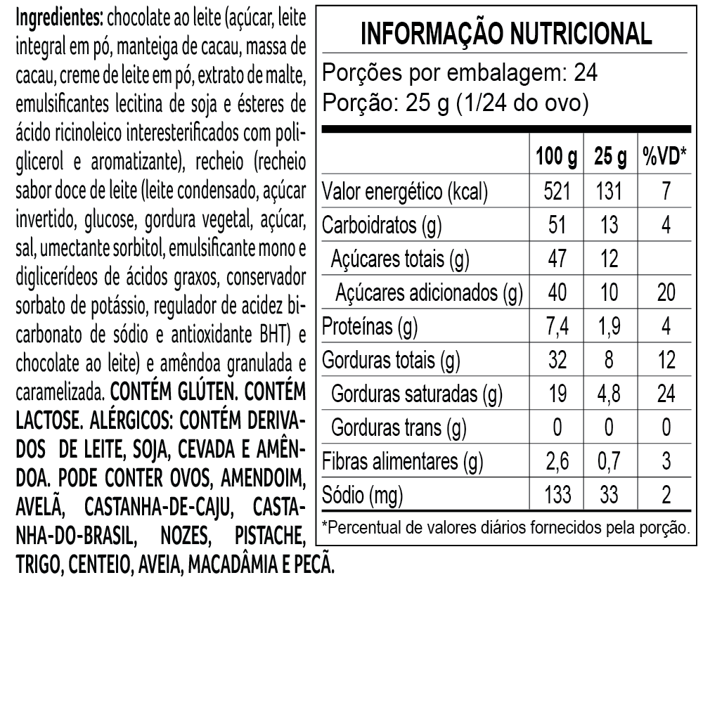Ovo de Páscoa do Chef Nuts Recheado 600g, , large. image number 3