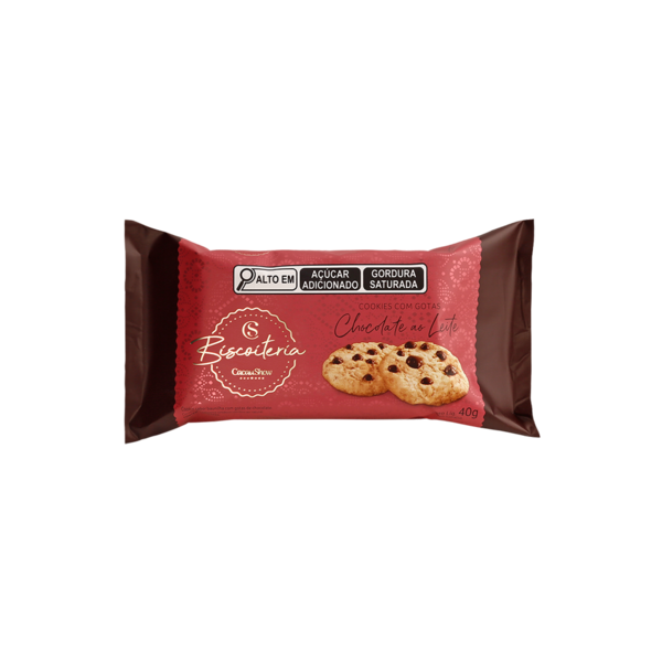 Cookies com Gotas ao Leite 40g