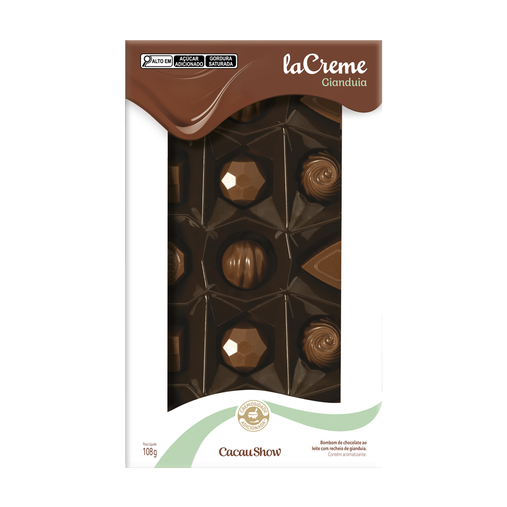 Caixa de Bombons laCreme Mini Show Gianduia 108g, , large. image number 0