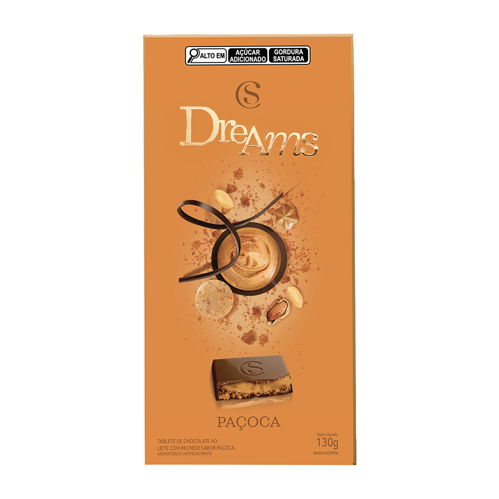 Tablete Dreams de Pa&ccedil;oca 130g, , large. image number 0