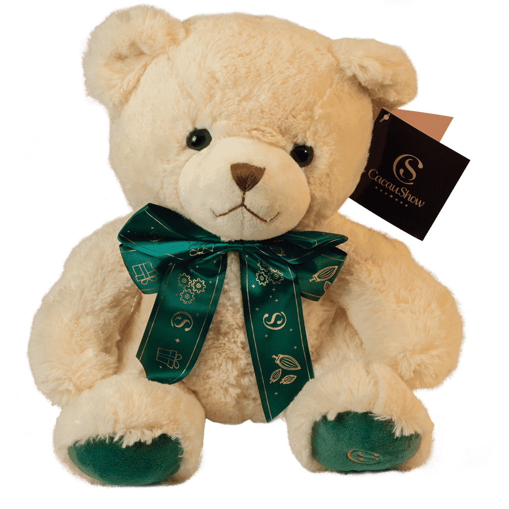 URSO DE PELÚCIA LAÇO VERDE null image number null
