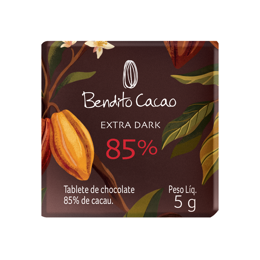 Tablete de Chocolate Intenso Bendito Cacao 85% 5g, , large. image number 0