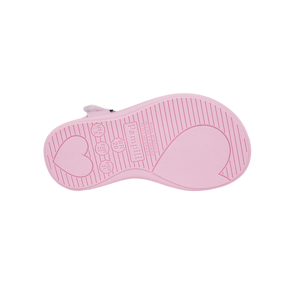 Sandália Infantil Pampili Chocomonstros Claudete Rosa, , large. image number 2
