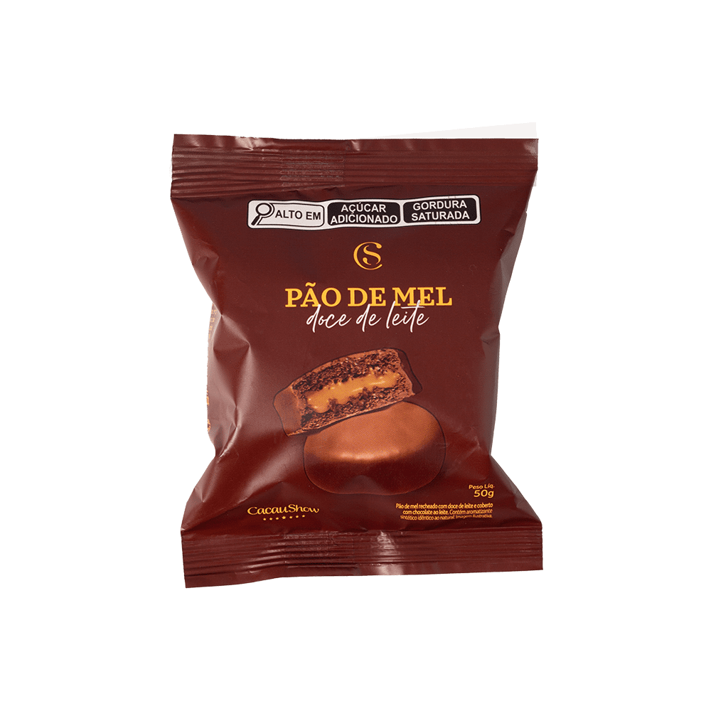 Pão de Mel de Doce de Leite 50g, , large. image number 0
