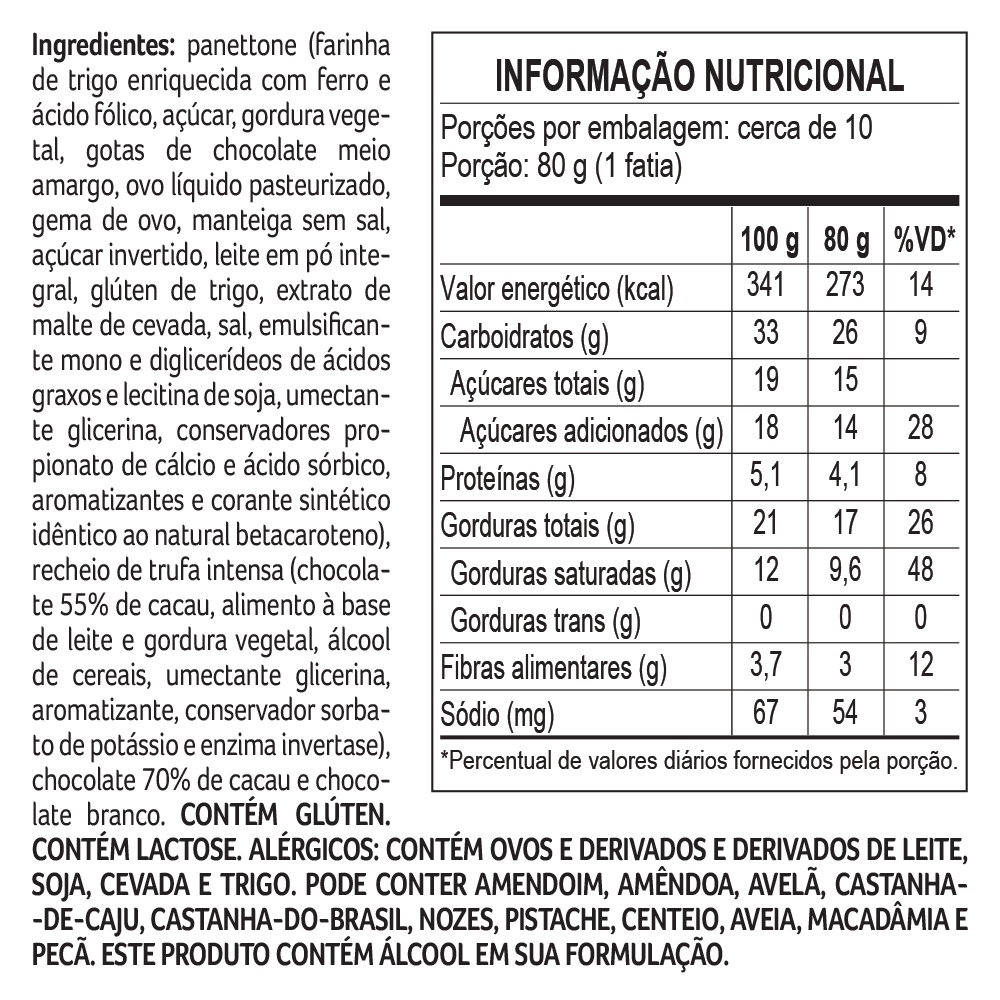 PANETONE PREMIUM BENDITO CACAO 750G, , large. image number 1