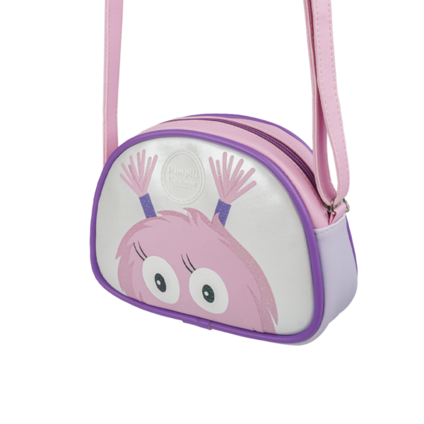 Bolsa Pampili Chomonstros Claudete Roxa e Rosa