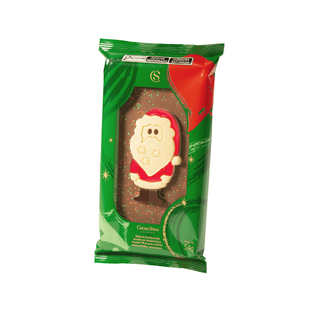 TABLETE DE NATAL PAPAI NOEL 54G, , large. image number 0