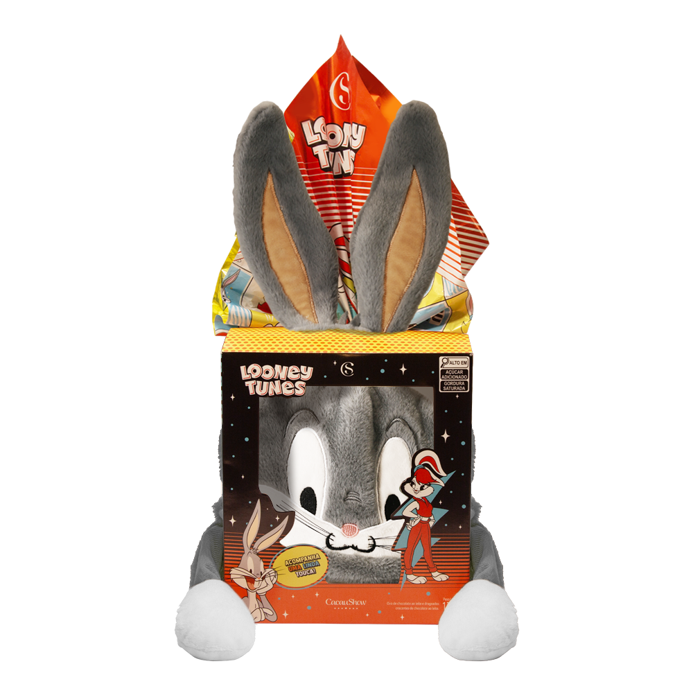 Ovo de Páscoa ao Leite Looney Tunes Touca Pernalonga 170g, , large. image number 0