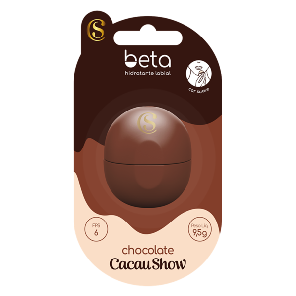 Hidratante Labial Beta Sabor Chocolate 9,5g