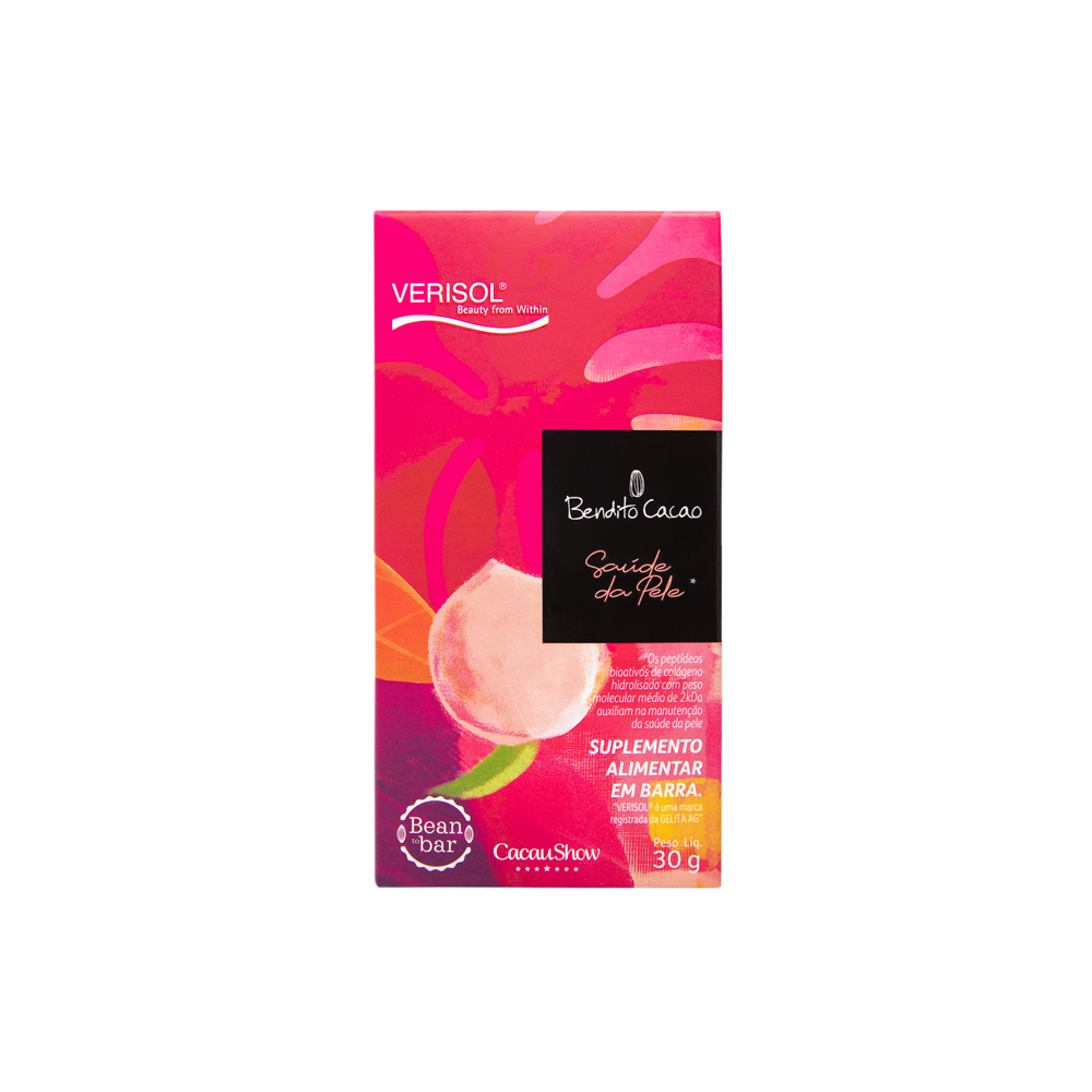 Tablete de Chocolate 70% Bendito Cacao Saúde da Pele 30g, , large. image number 0
