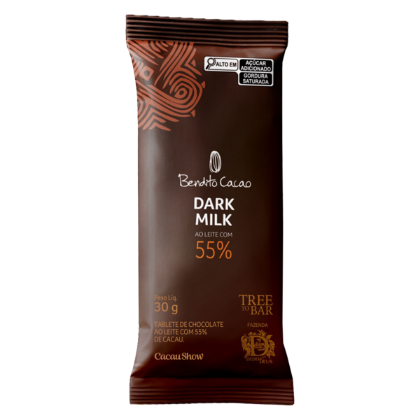 Tablete de Chocolate Bendito Cacao Dark Milk 30g