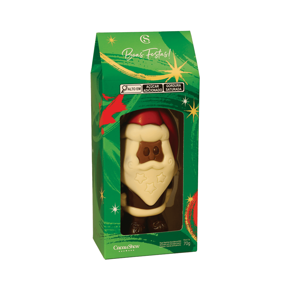 PAPAI NOEL ARTESANAL CACAU MAGIA 70G, , large. image number 0