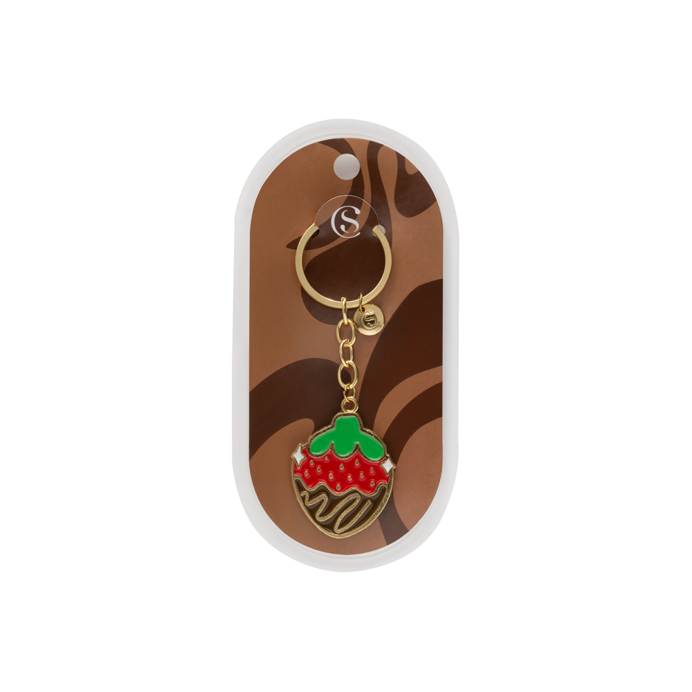 Chaveiro de Morango Cacau Show, , large. image number 0