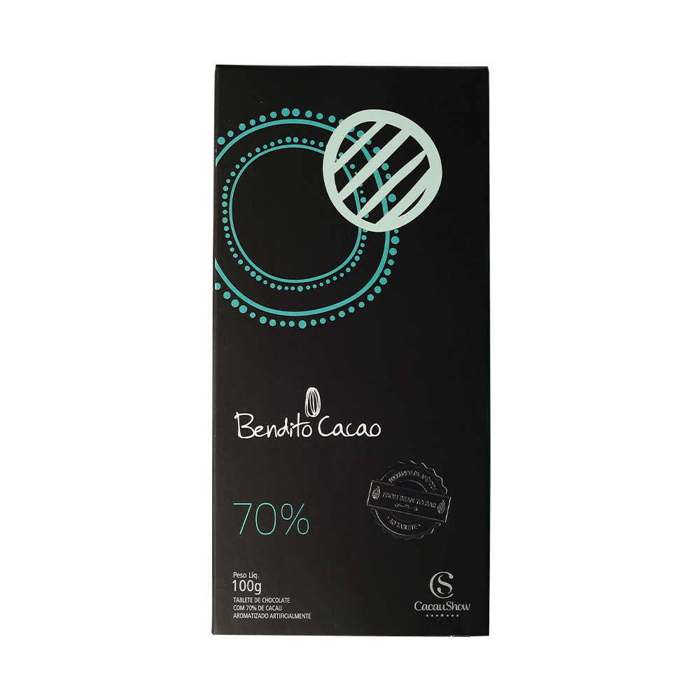 TABLETE BENDITO CACAO 70% CACAU 100G null image number null