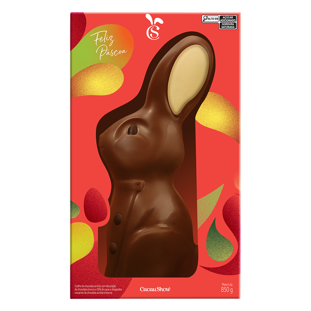Coelho Cacau Magia ao Leite 850g