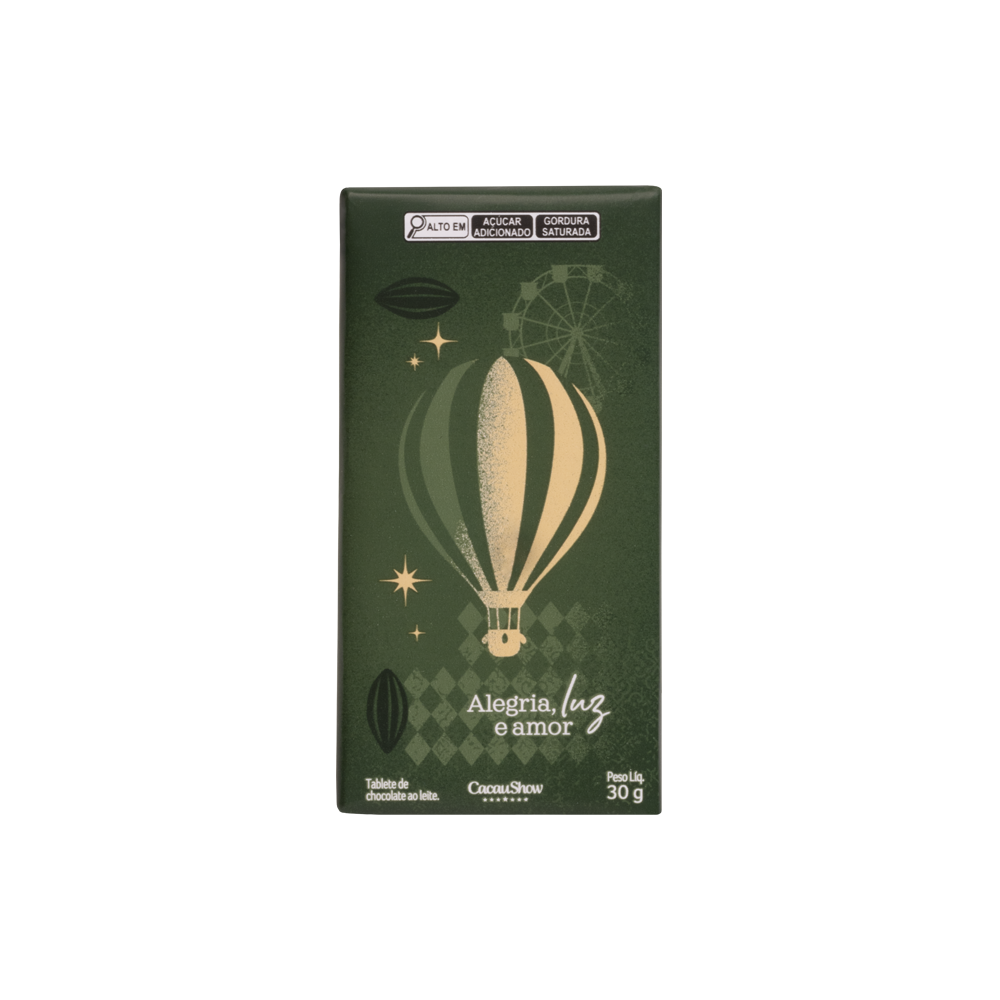 Tablete Natalino ao Leite Surpresa 30g, , large. image number 1