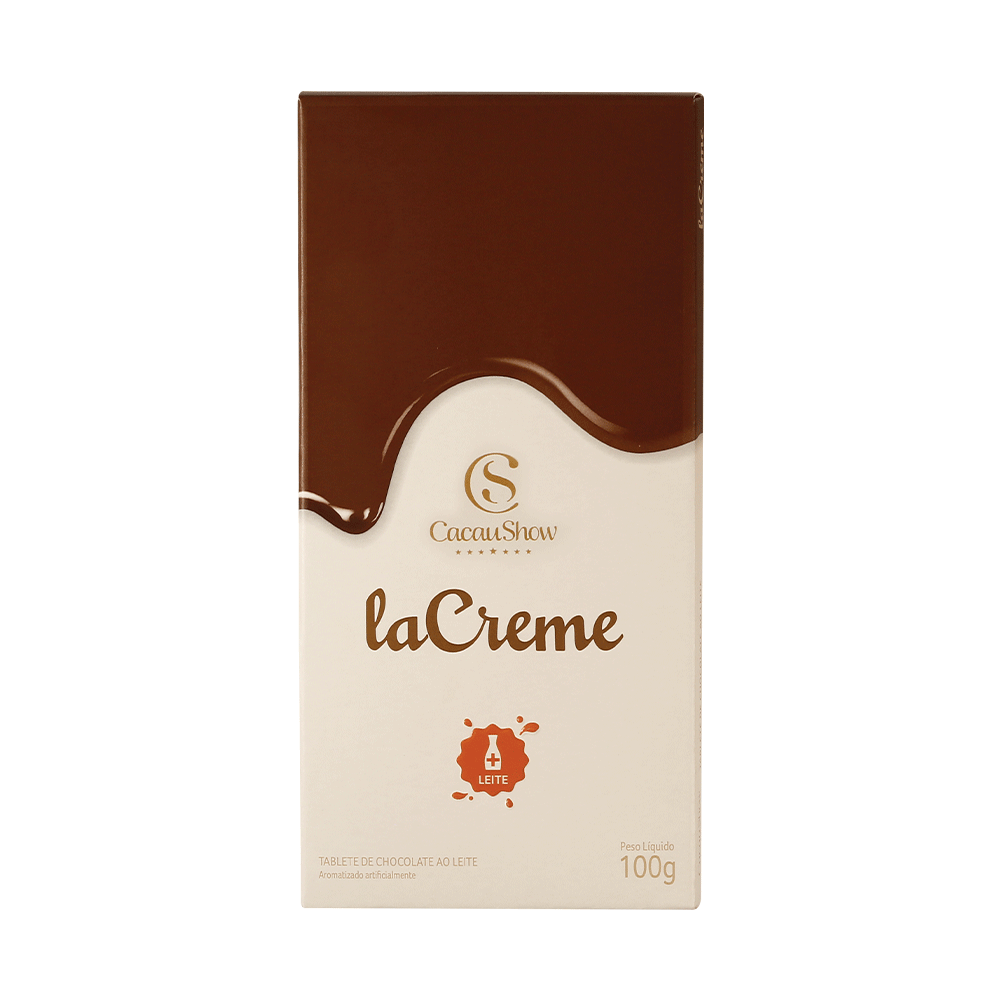 TABLETE LACREME AO LEITE 100G null image number null