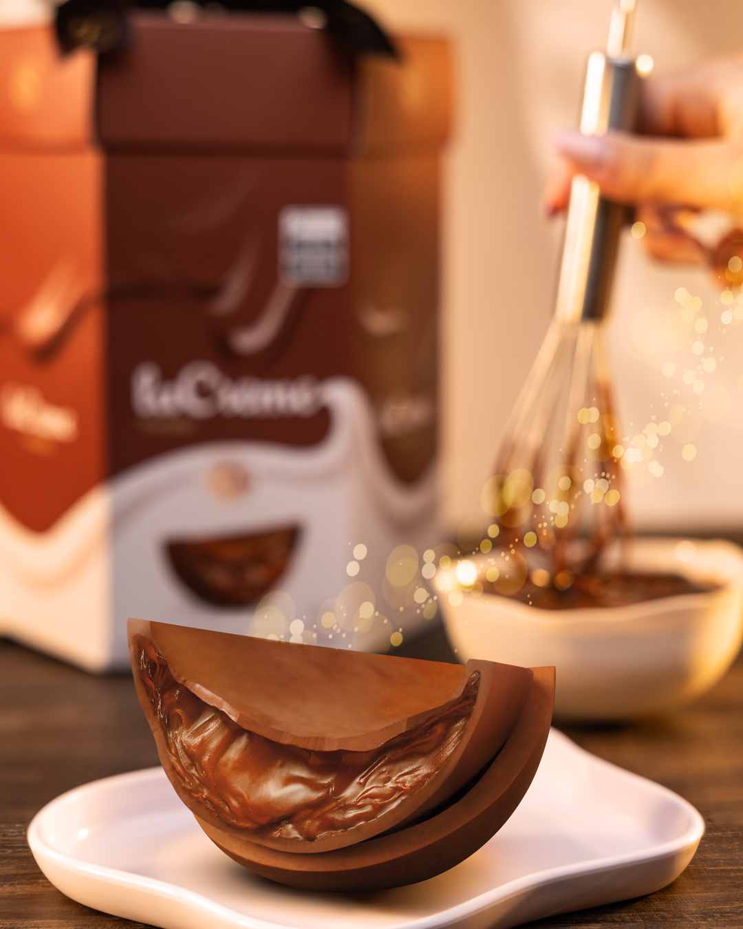 Ovo de P&aacute;scoa Recheado laCreme ao Leite 400g, , large. image number 1