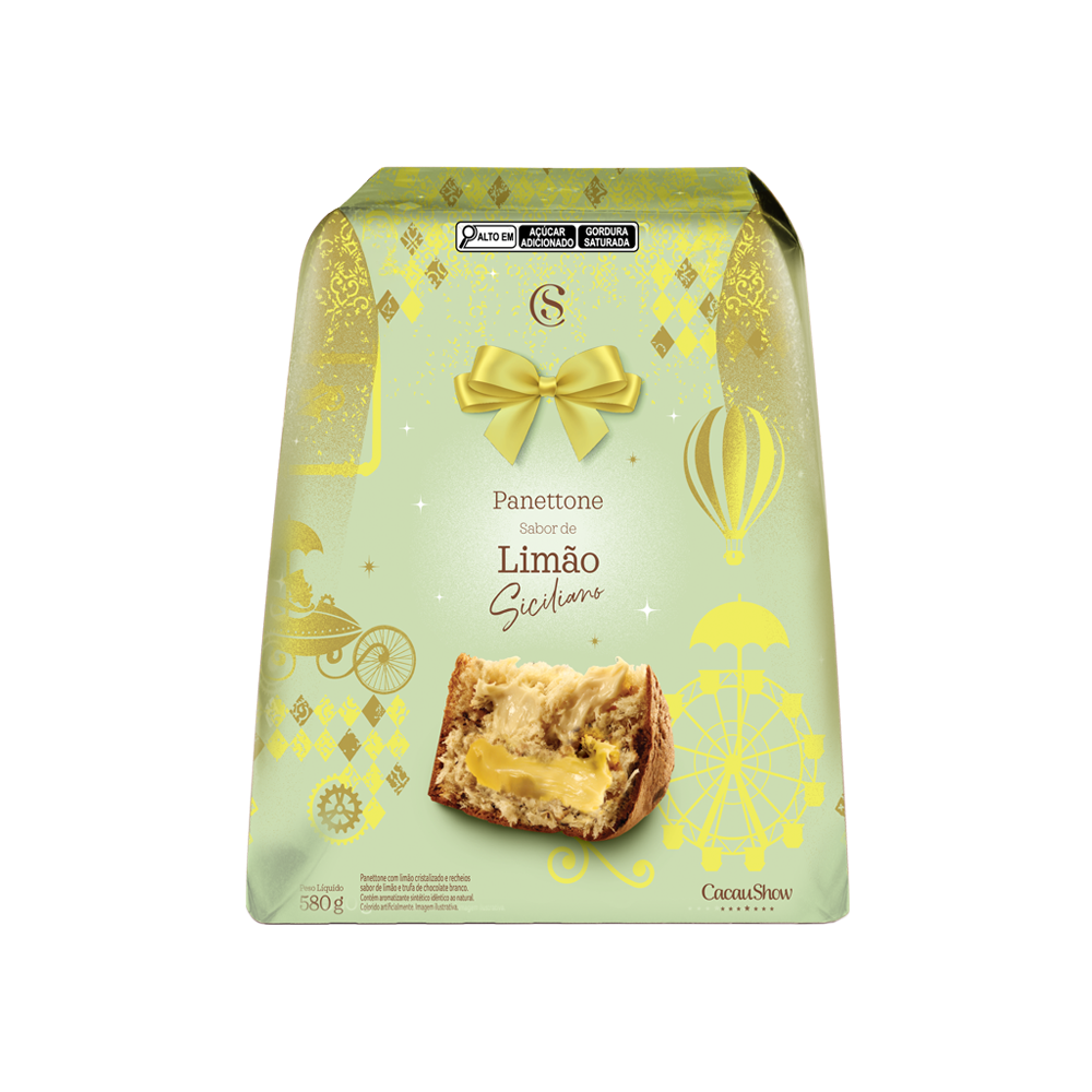 Panetone de Limão Siciliano 580g, , large. image number 0