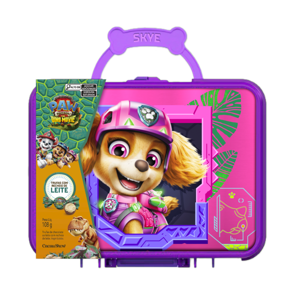 Maleta Patrulha Canina Skye com Trufas 108g