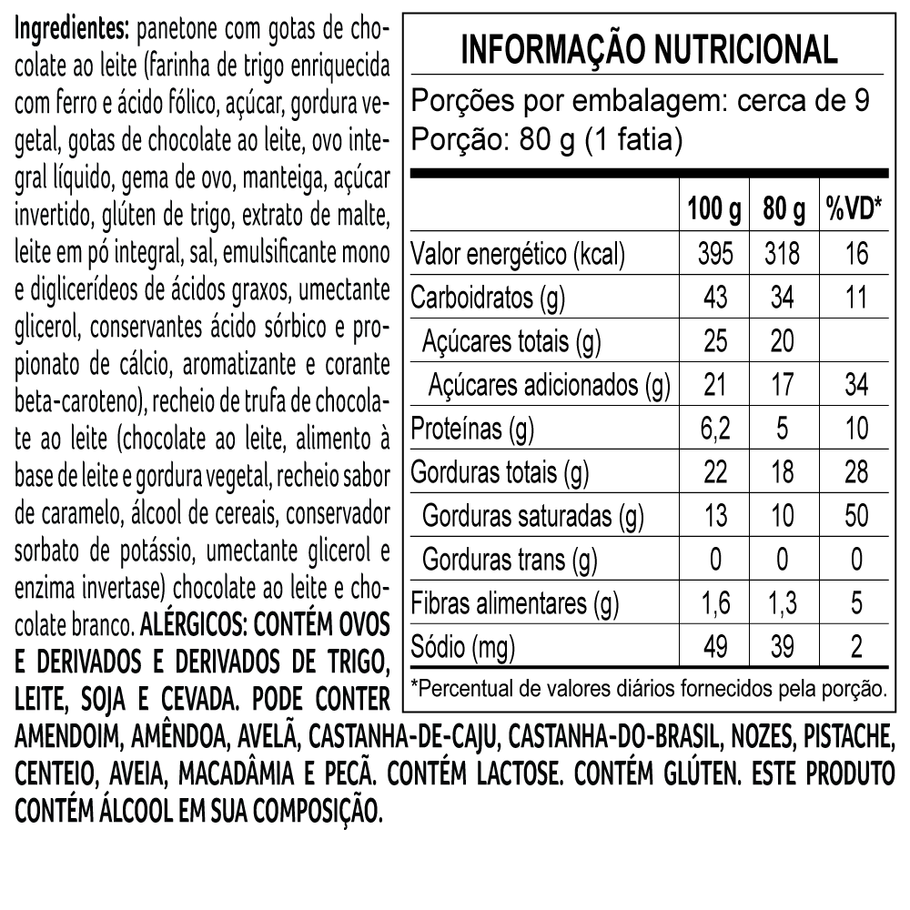 Panetone laCreme Premium ao Leite 750g, , large. image number 1