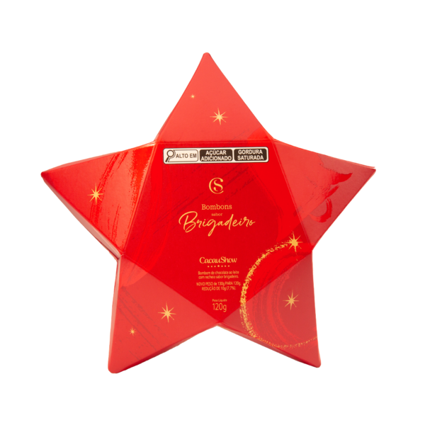 Estrela com Bombons ao Leite 120g