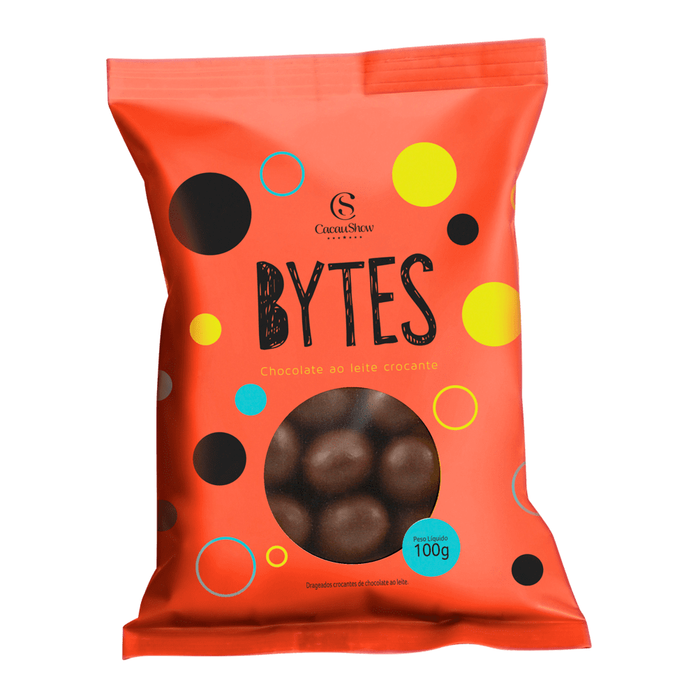 BYTES CHOCOLATE AO LEITE CROCANTE 100G, , large. image number 0
