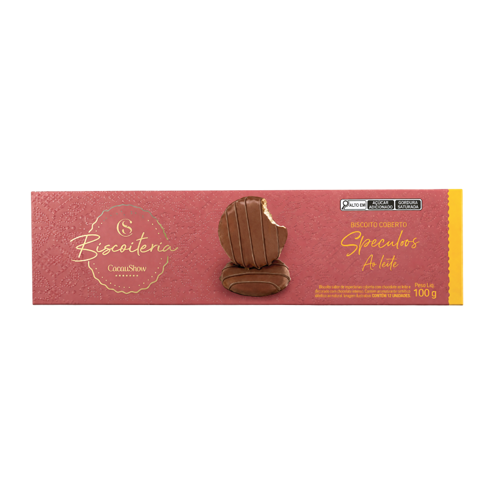 Biscoito Caramelizado ao Leite 100g, , large. image number 0