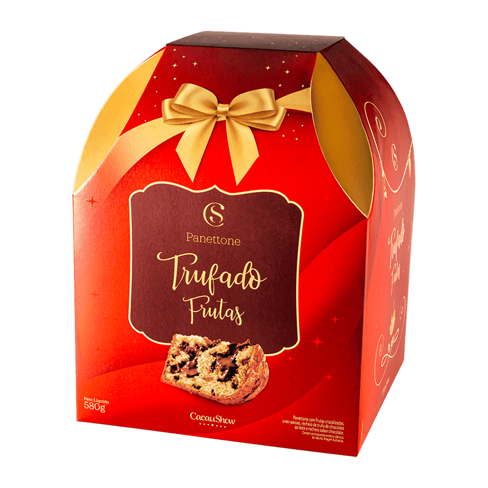 FRUTAS TRUFA 580G Loja Cacau Show