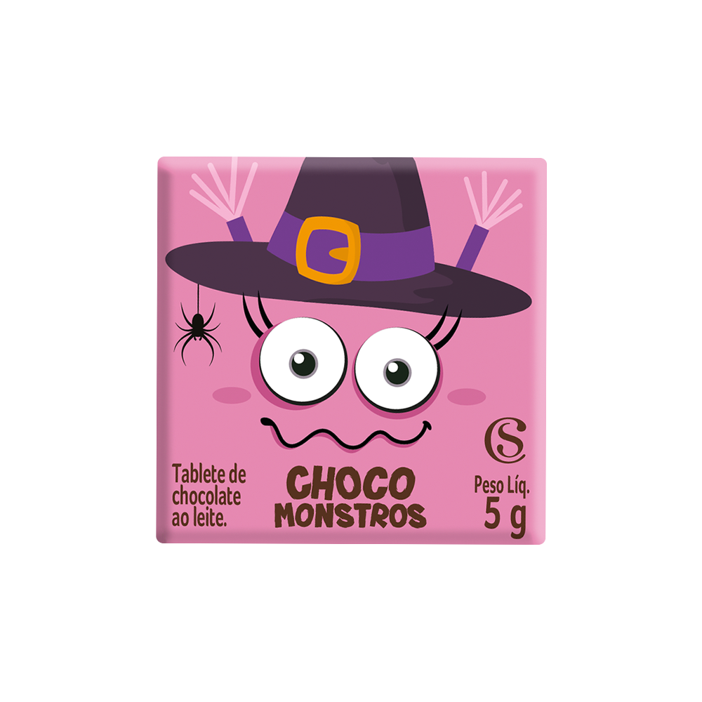 Tablete Halloween dos Chocomonstros Surpresa 5g, , large. image number 4