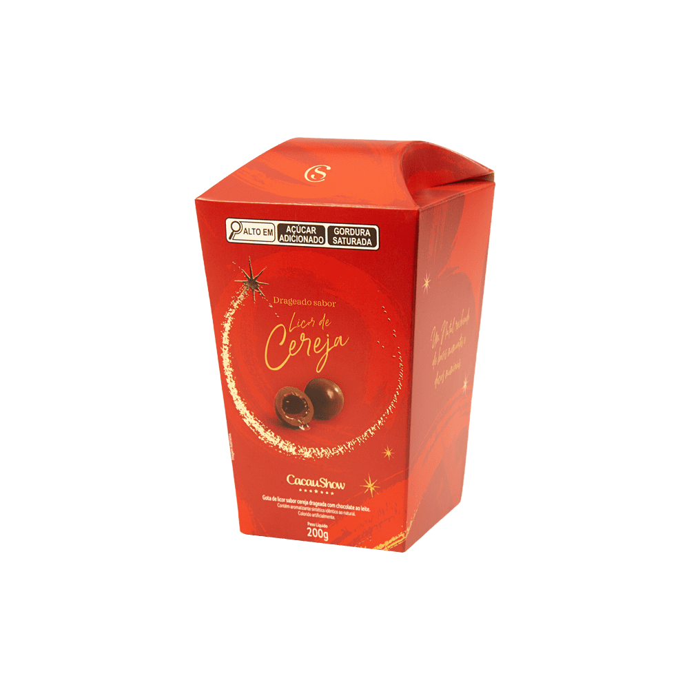 Drageados ao Leite com Licor de Cereja 200g, , large. image number 1