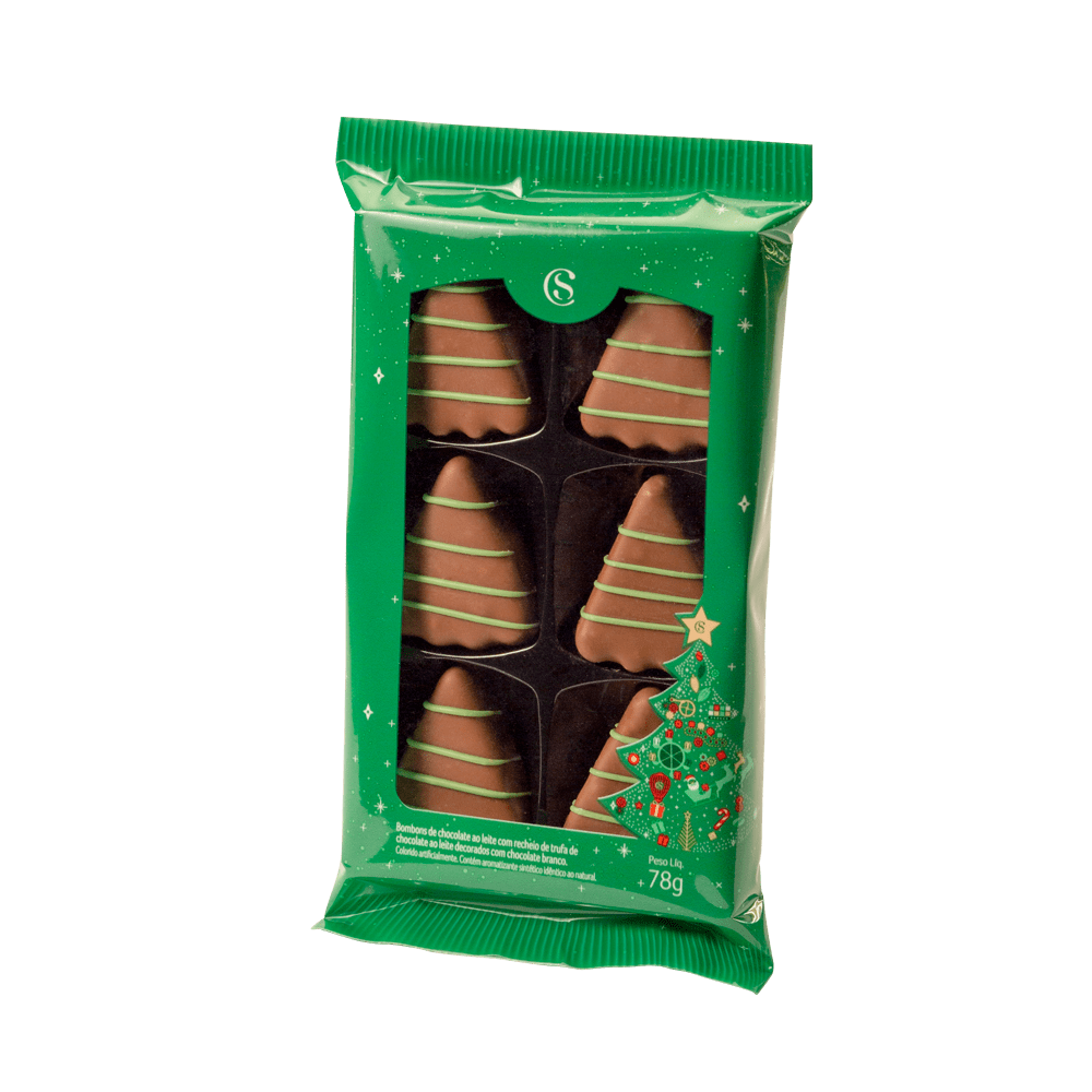 BOMBONS ÁRVORE AO LEITE FLOWPACK 78G null image number null