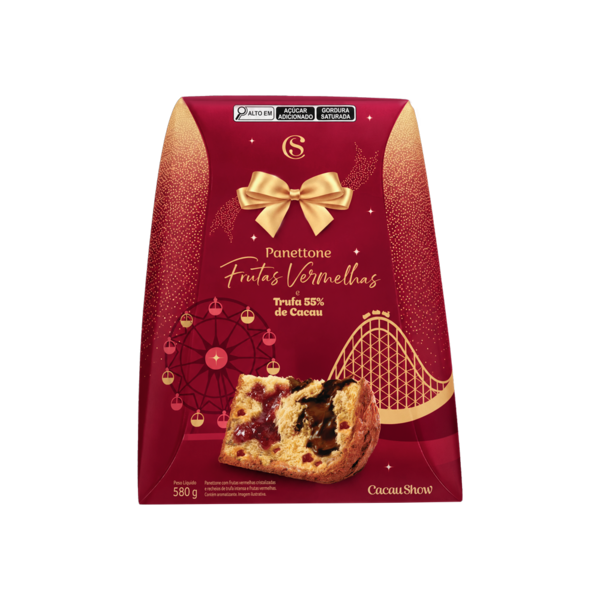Panetone de Frutas Vermelhas 580g