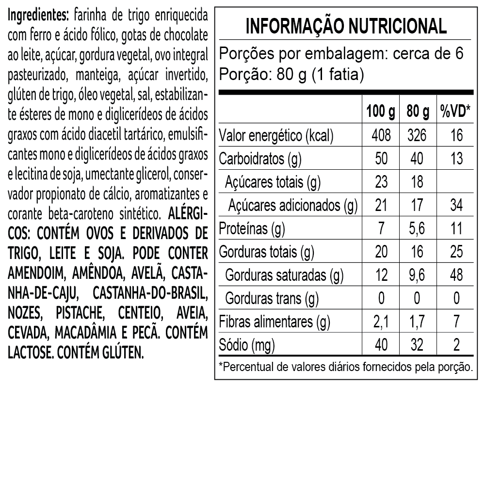 Panetone de Gotas 450g, , large. image number 2