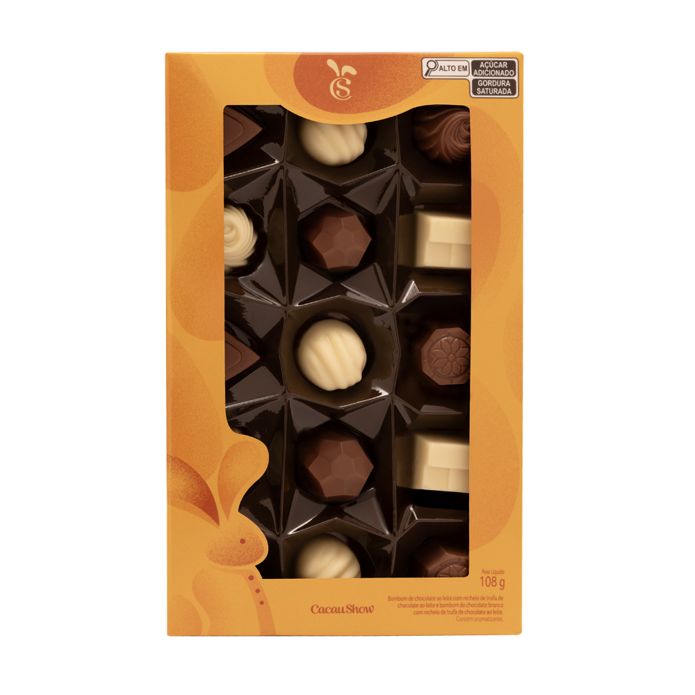 Caixa de Bombons Mini Show Classicos Sortidos 108g, , large. image number 0