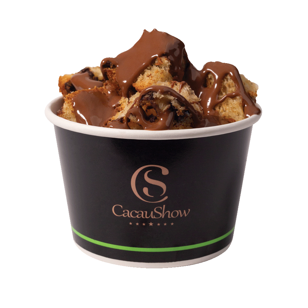 FONDUE DE PANETONE GOTAS COM CHOCOLATE AO LEITE, , large. image number 0