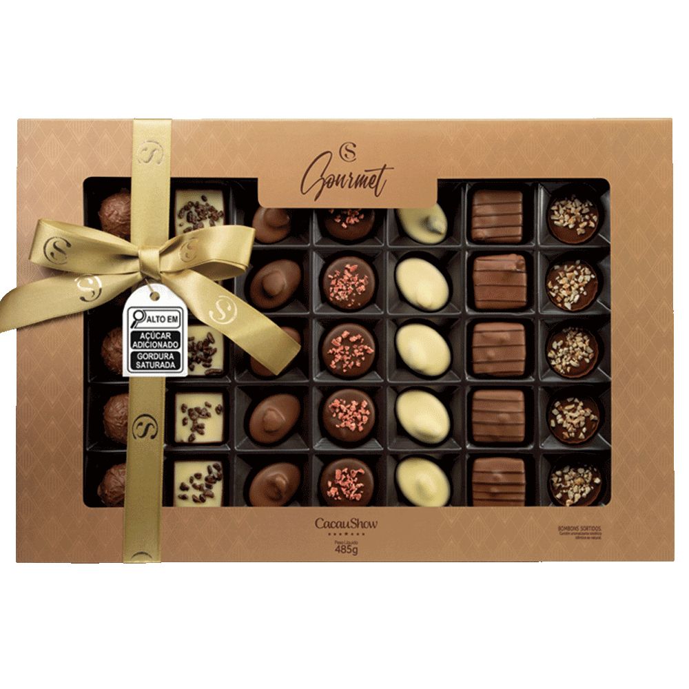 Caixa de Bombom Gourmet 485g, , large. image number 0