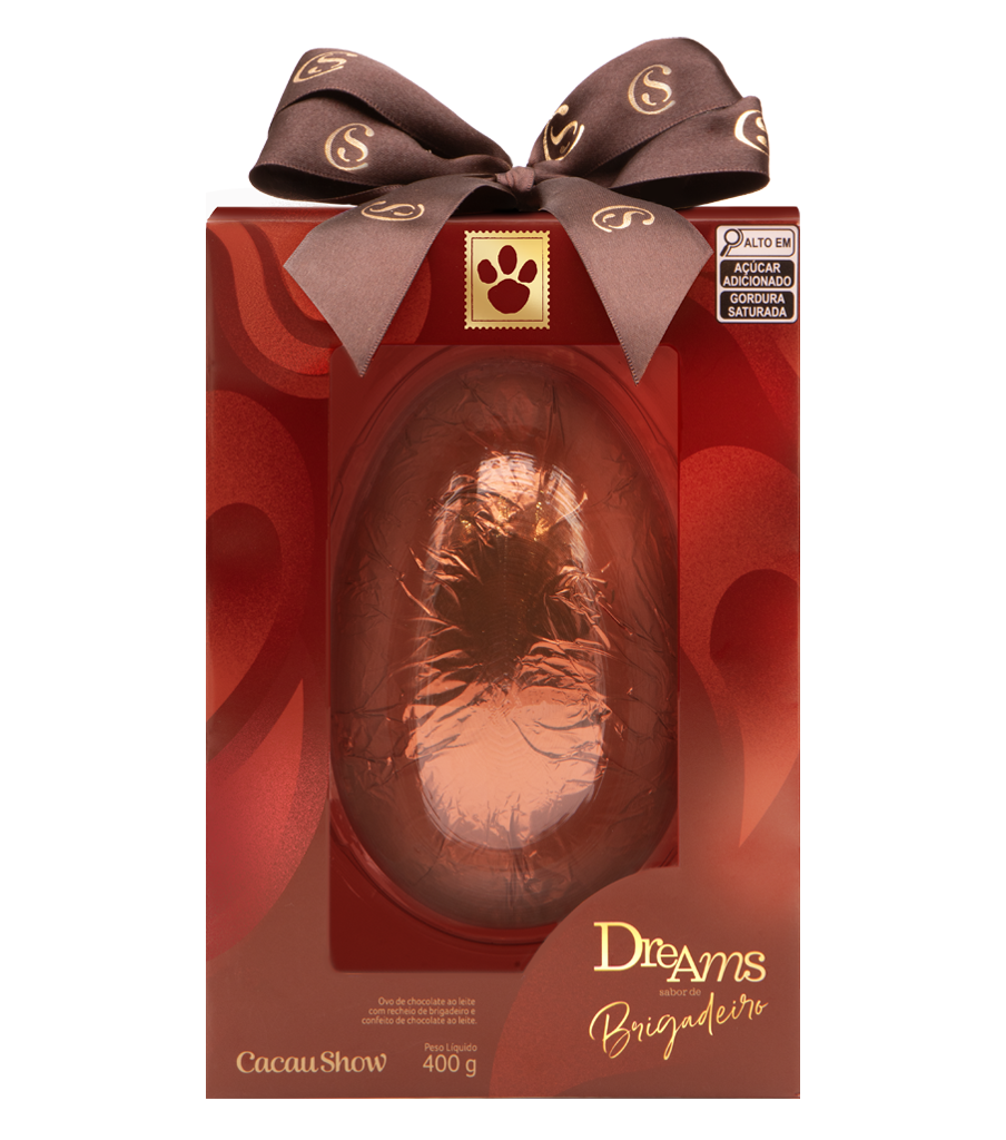 Ovo de P&aacute;scoa Dreams Brigadeiro 400g, , large. image number 0