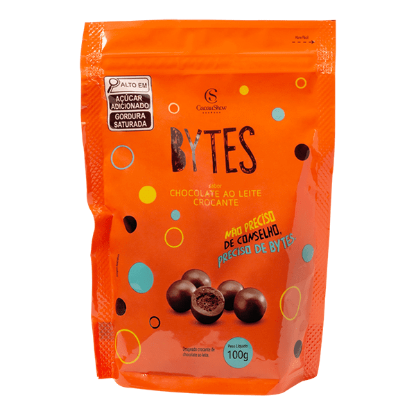 Drageado Bytes ao Leite Crocante 100g