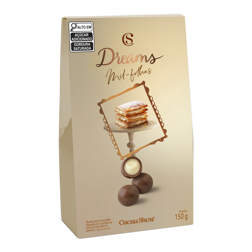 Drageado Dreams Mil-Folhas 150g, , large. image number 0