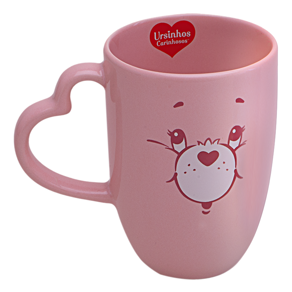 Caneca Ursinhos Carinhosos Animadinha Rosa 350ml, , large. image number 0